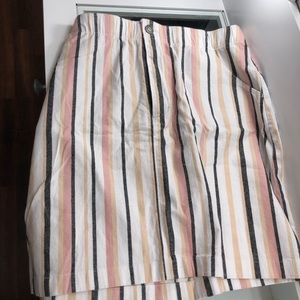 Hollister stripe skirt